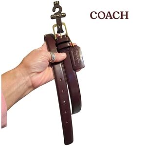 NEW Vintage Coach Cordovan Leather Belt with Hang Tag Style 5700 Costa Rica